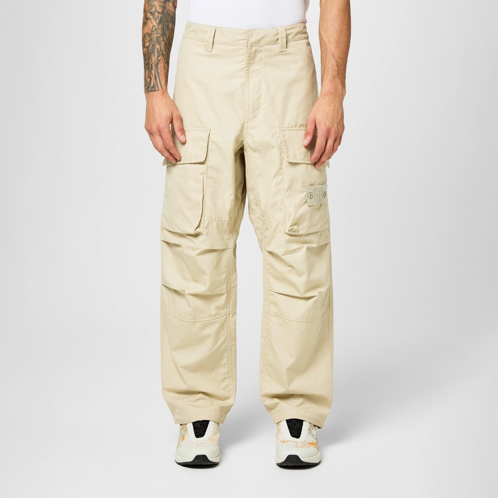 Stone Island Ghost Piece Cargo Trousers - Beige V0090
